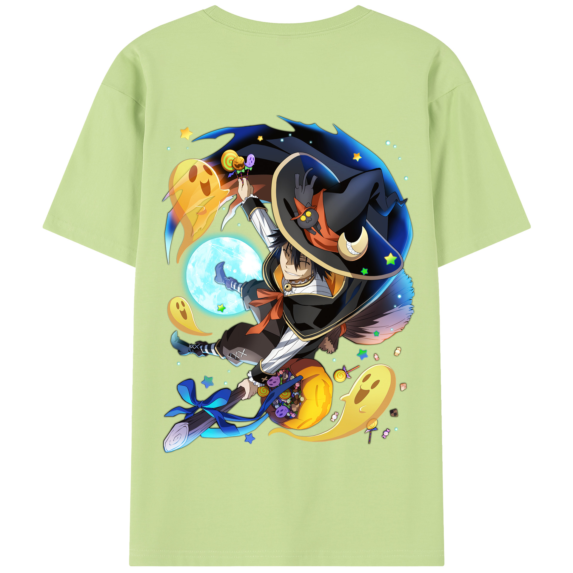 （画像用） 文豪ストレイドッグス Bungo Stray Dogs 綿100％半袖Tシャツ（背面プリント）